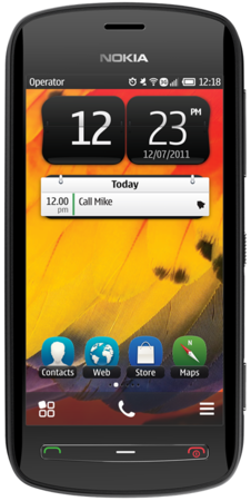 Смартфон Nokia 808 PureView Black - Верхняя Салда