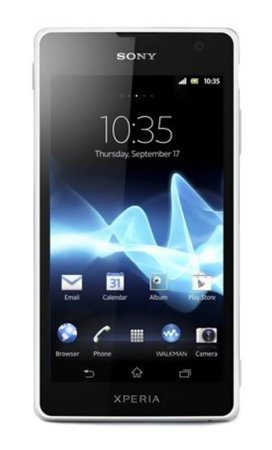 Смартфон Sony Xperia TX White - Верхняя Салда